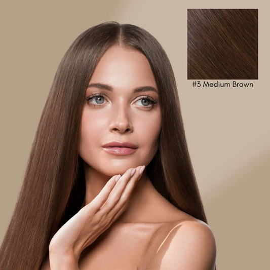 Clip N' Go Hair Extensions - Medium Brown