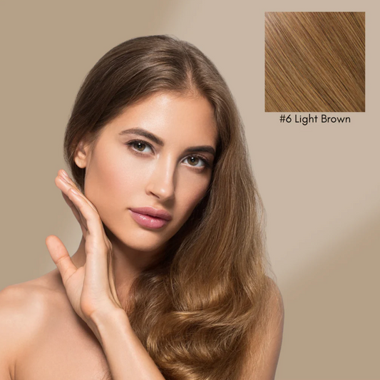 Clip N' Go Hair Extensions - Light Brown