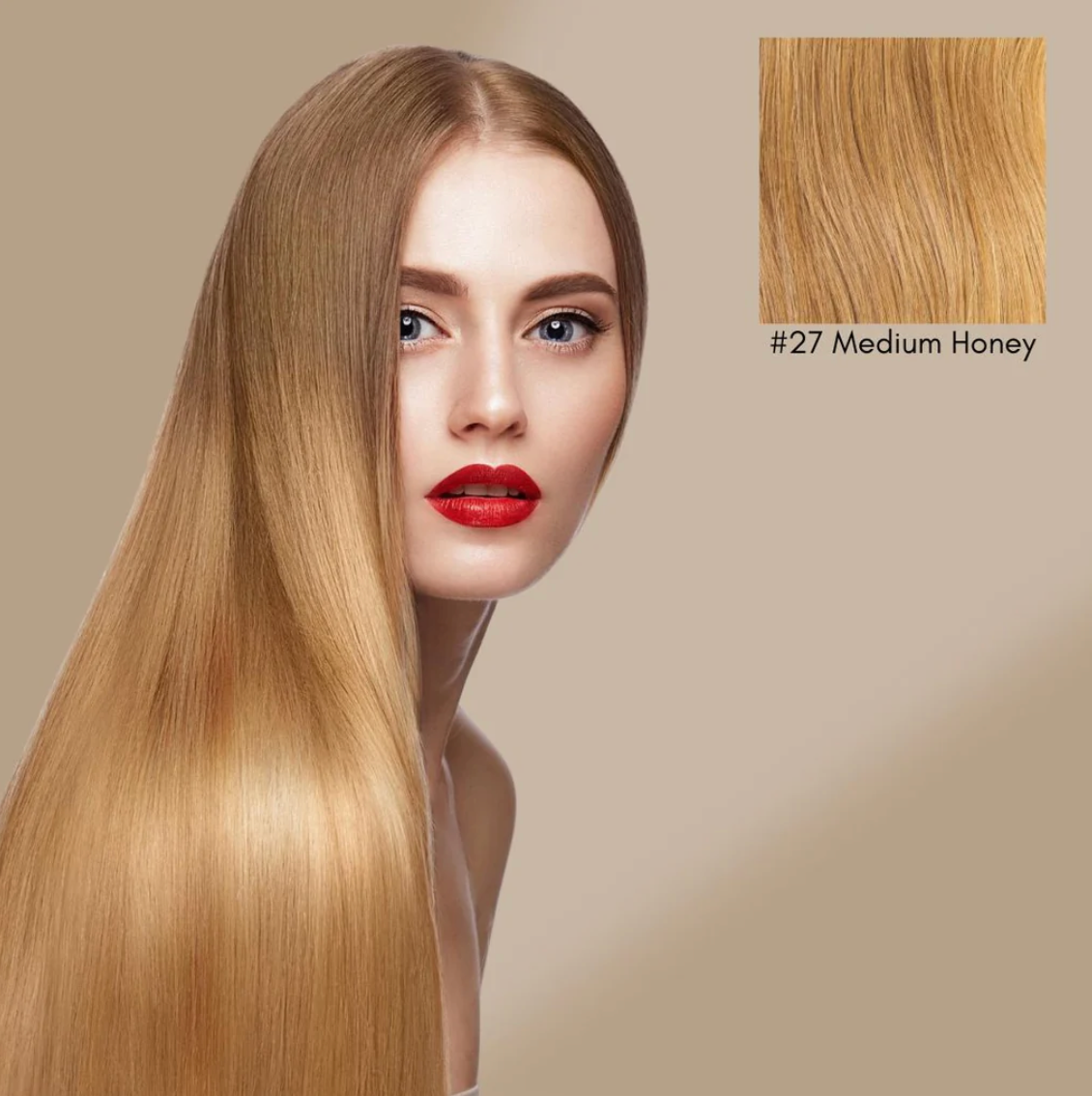 Clip N' Go Hair Extensions - Medium Honey